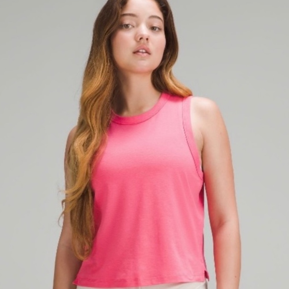Lululemon Classic Fit Cotton Tank -Lipgloss